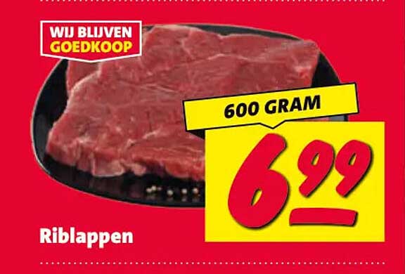 Riblappen 600 gram