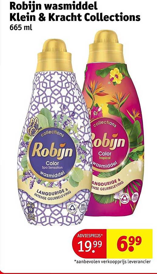 Robijn wasmiddel Klein & Kracht Collections 665 ml