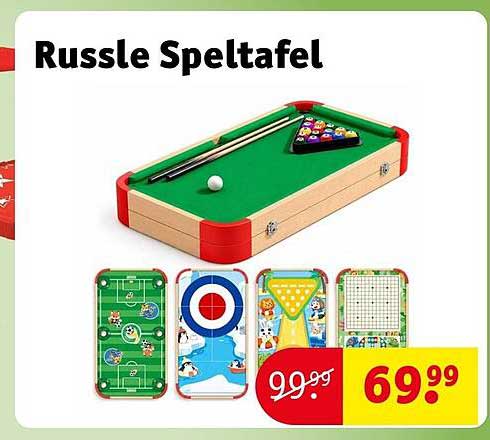 Russle Speltafel