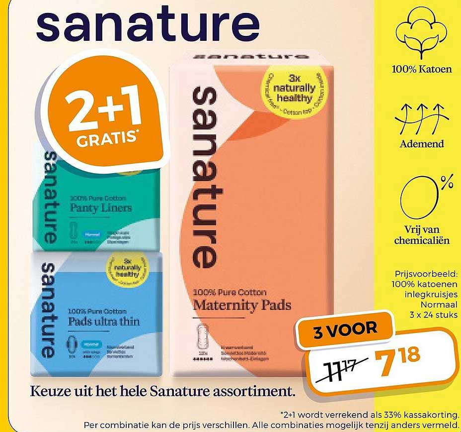 Sanature 2+1 GRATIS