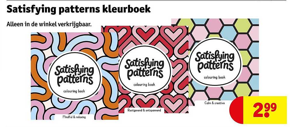 Satisfying patterns kleurboek