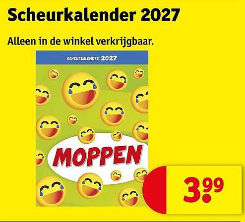 Scheurkalender 2027