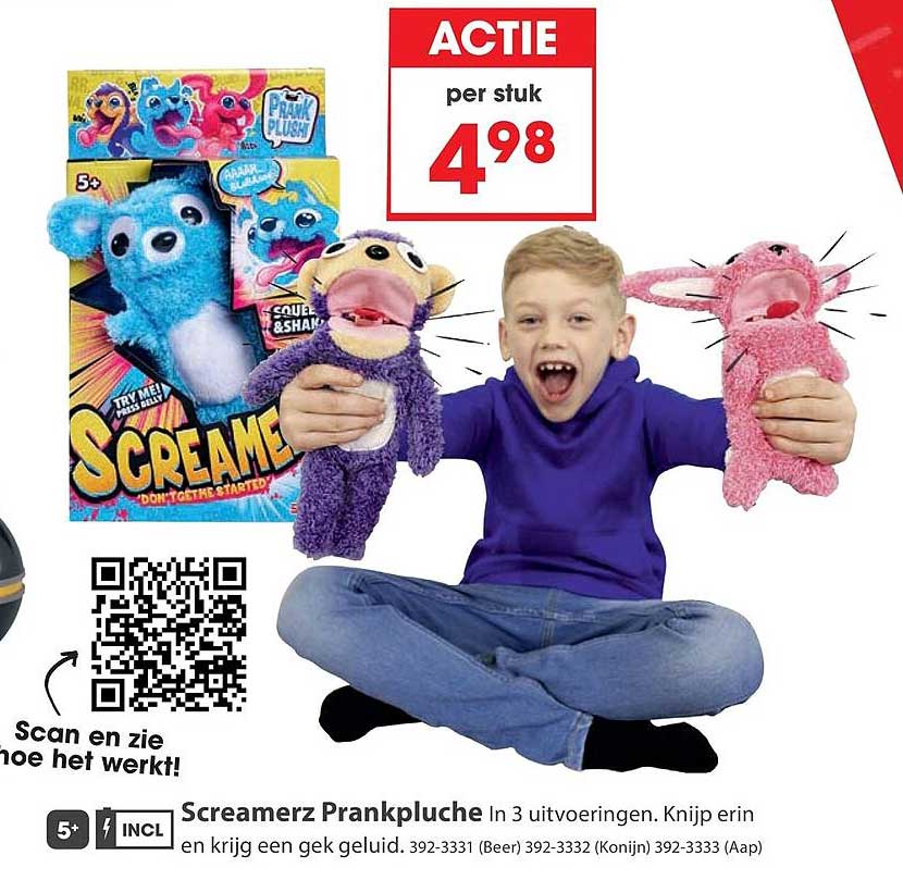 Screamerz Prankpluche