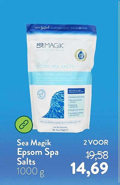 Sea Magik Epsom Spa Salts 1000 g 2 VOOR