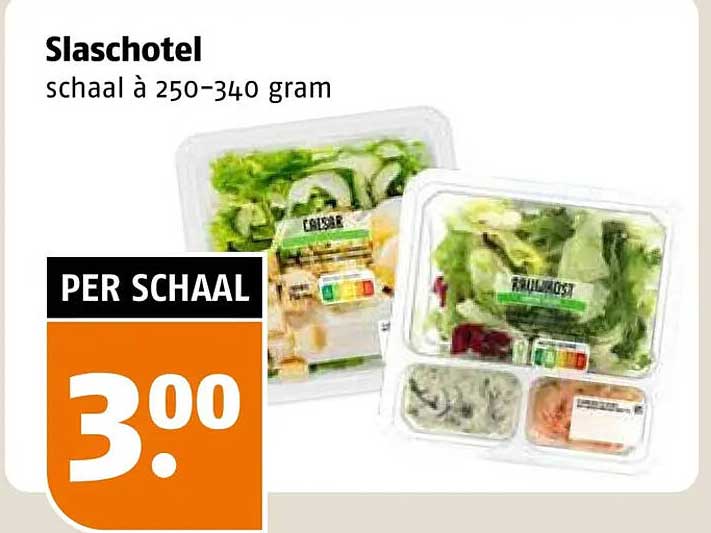 Slaschotel schaal à 250–340 gram