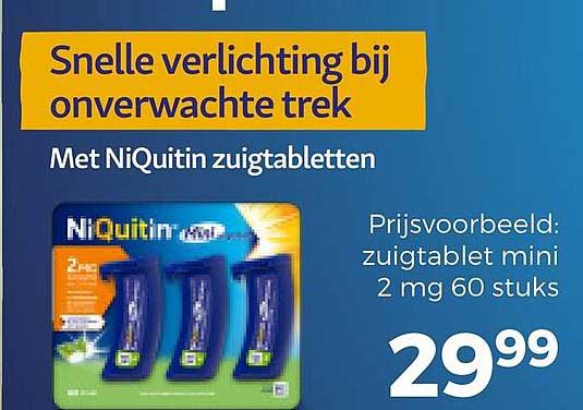 Snelle verlichting bij onverwachte trek