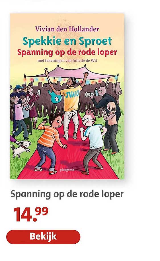 Spanning op de rode loper