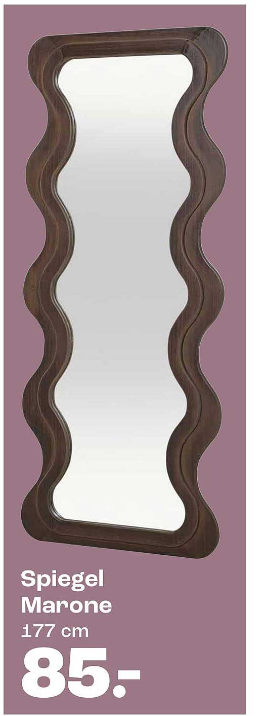 Spiegel Marone 177 cm