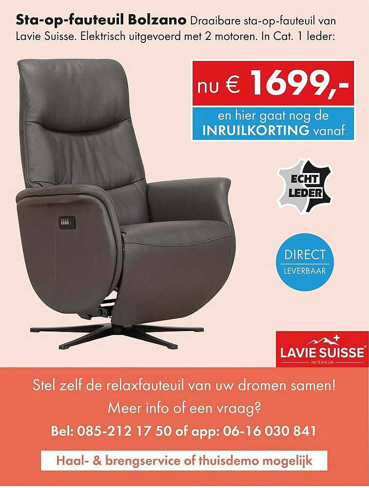 Sta-op-fauteuil Bolzano