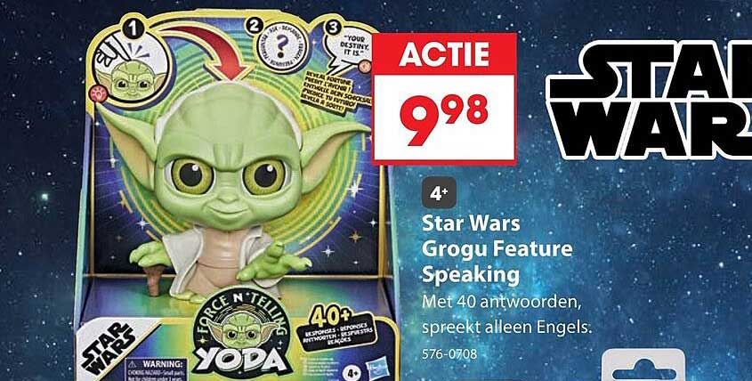 Star Wars Grogu Feature Speaking