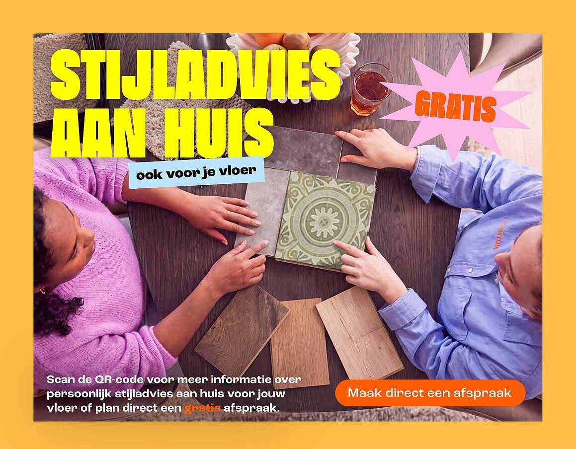 STIJLADVIES AAN HUIS ook voor je vloer GRATIS