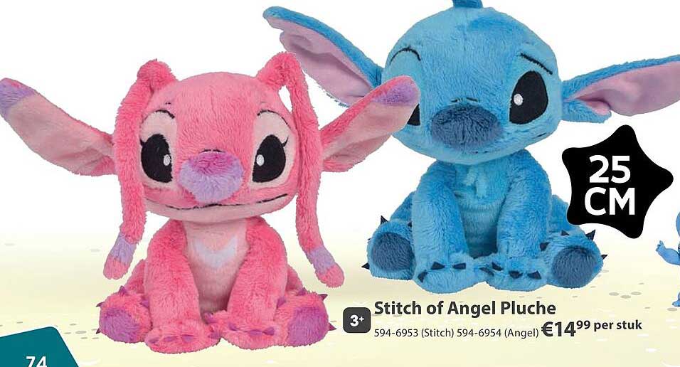 Stitch of Angel Pluche