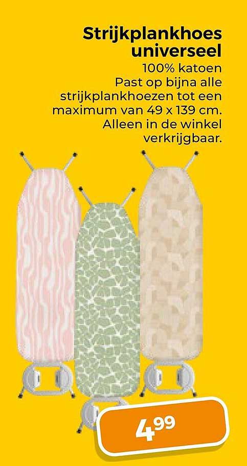 Strijkplankhoes universeel
