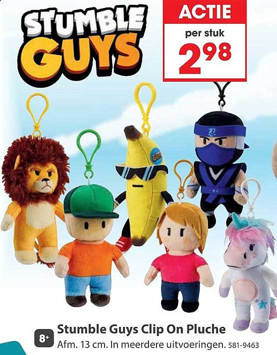 Stumble Guys Clip On Pluche