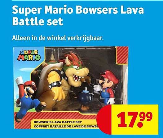 Super Mario Bowsers Lava Battle set