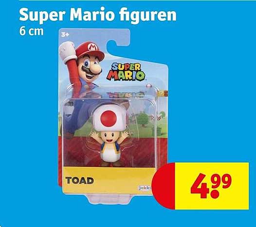 Super Mario figuren 6 cm