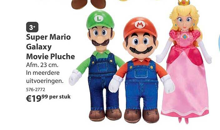 Super Mario Galaxy Movie Pluche
