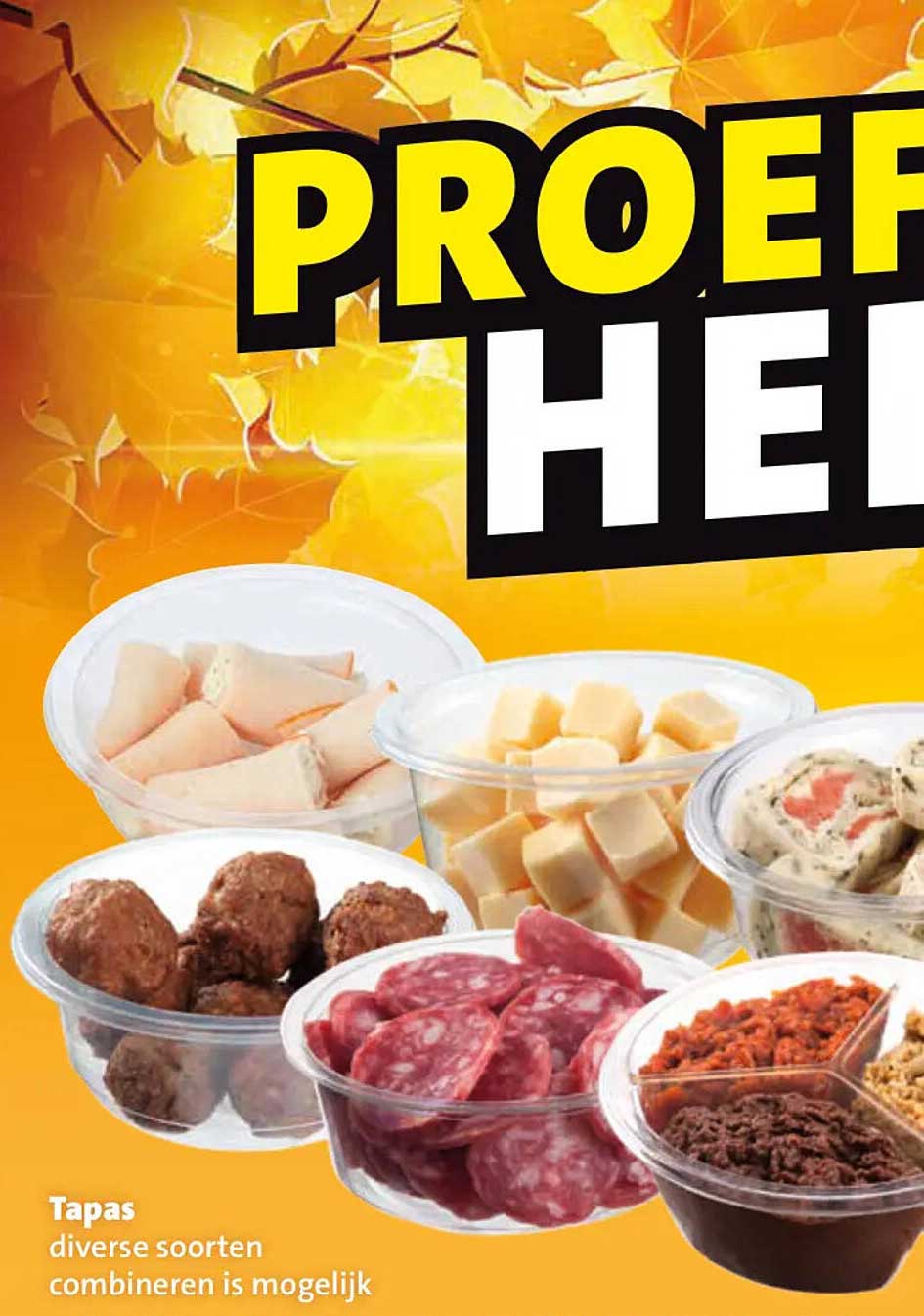 Tapas diverse soorten combineren is mogelijk