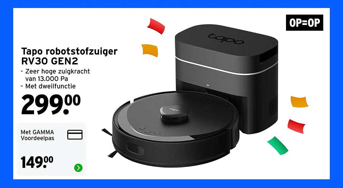 Tapo robotstofzuiger RV30 GEN2