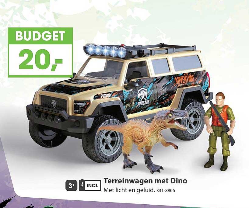 Terreinwagen met Dino