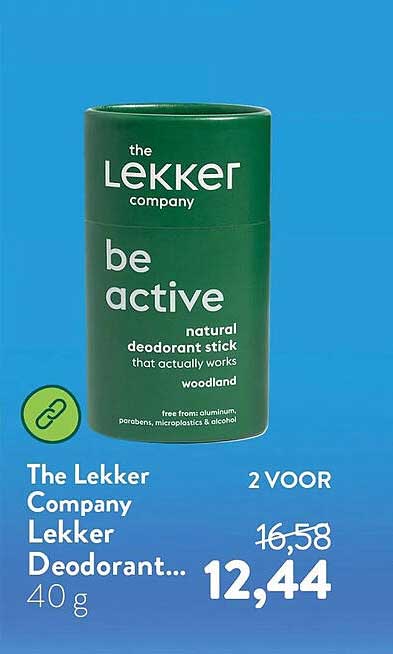 The Lekker Company Lekker Deodorant... 40 g 2 VOOR