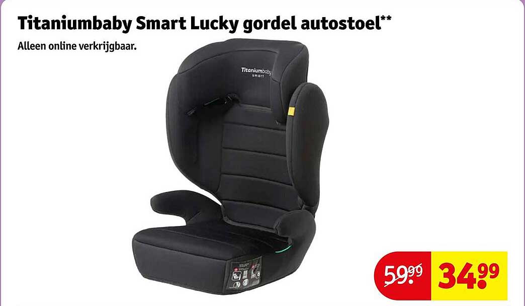 Titaniumbaby Smart Lucky gordel autostoel**