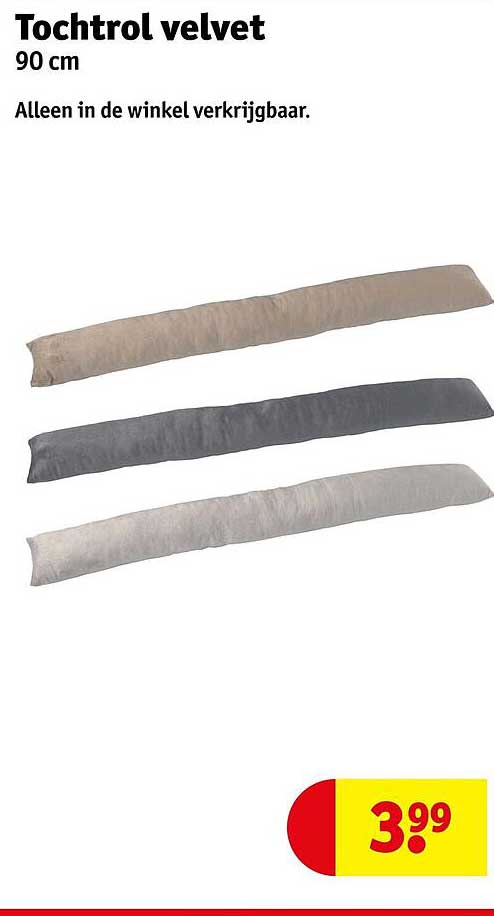 Tochtrol velvet 90 cm