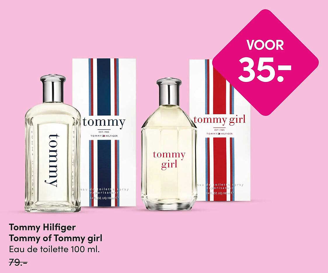 Tommy Hilfiger Tommy of Tommy girl Eau de toilette 100 ml.