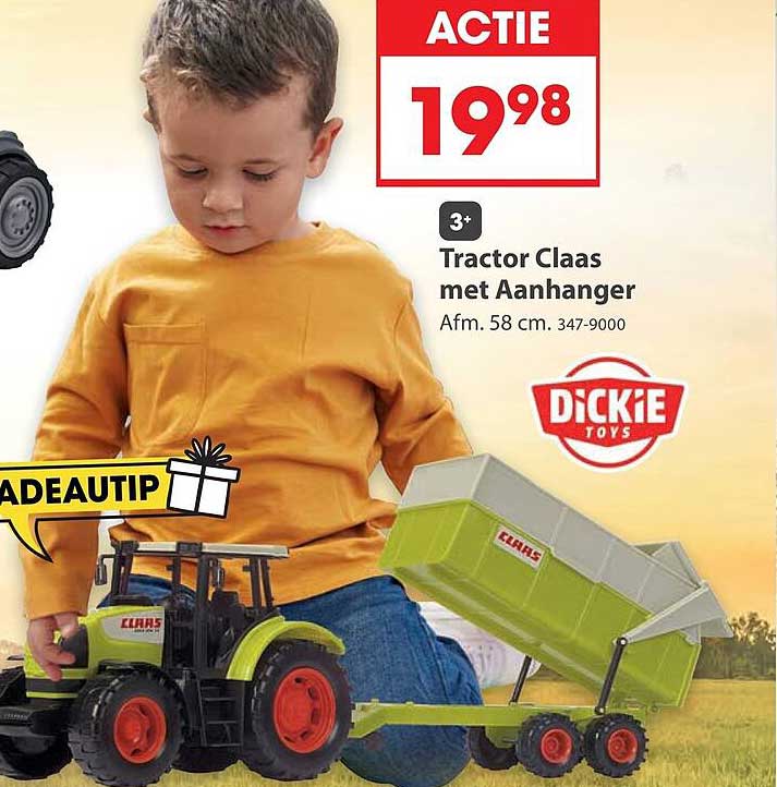 Tractor Claas met Aanhanger