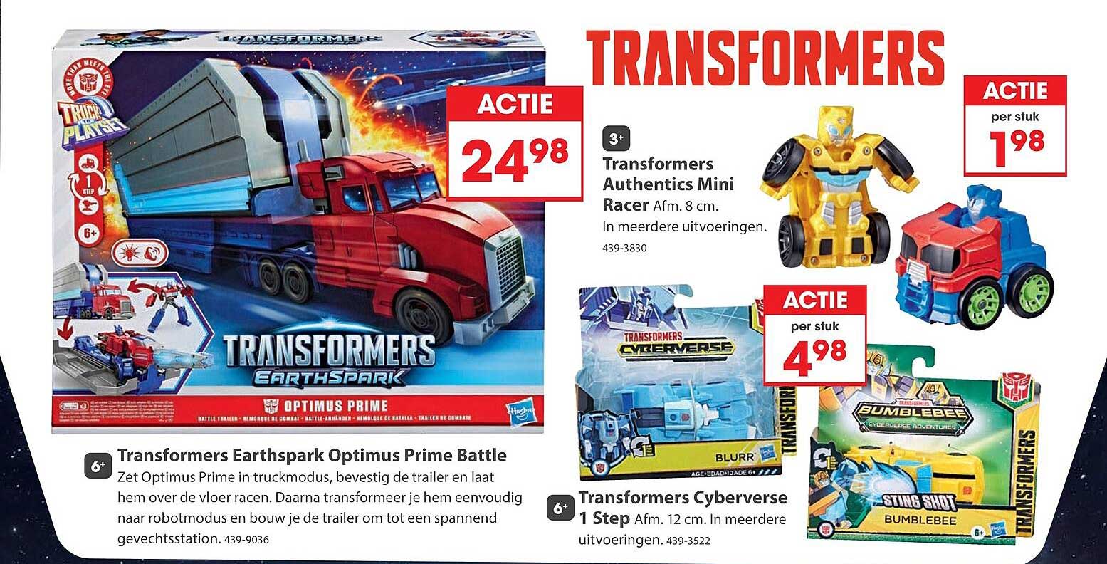Transformers Earthspark Optimus Prime Battle