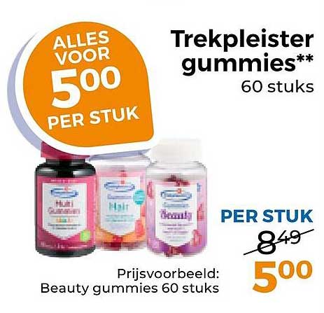 Trekpleister gummies** 60 stuks