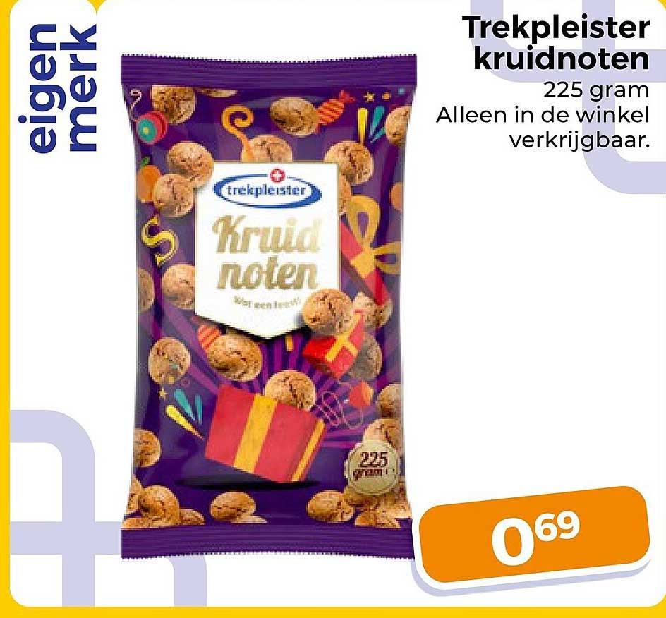 Trekpleister kruidnoten 225 gram