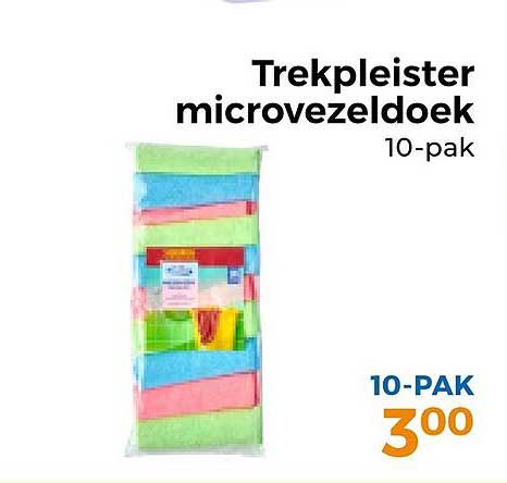 Trekpleister microvezeldoek 10-pak