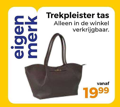 Trekpleister tas Alleen in de winkel verkrijgbaar.