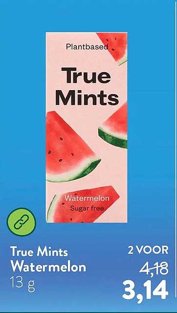 True Mints Watermelon 13 g 2 VOOR