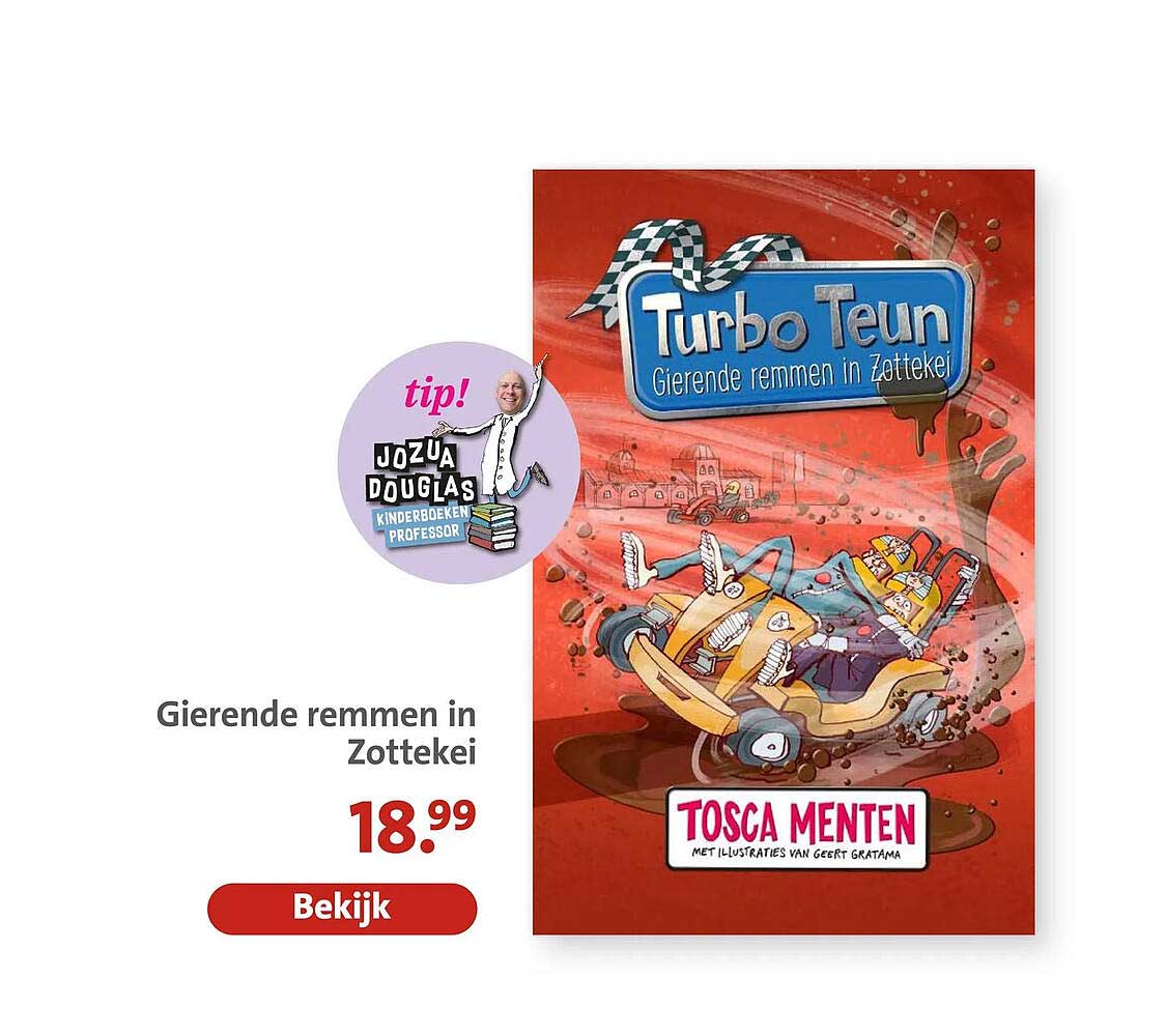 Turbo Teun Gierende remmen in Zottekei