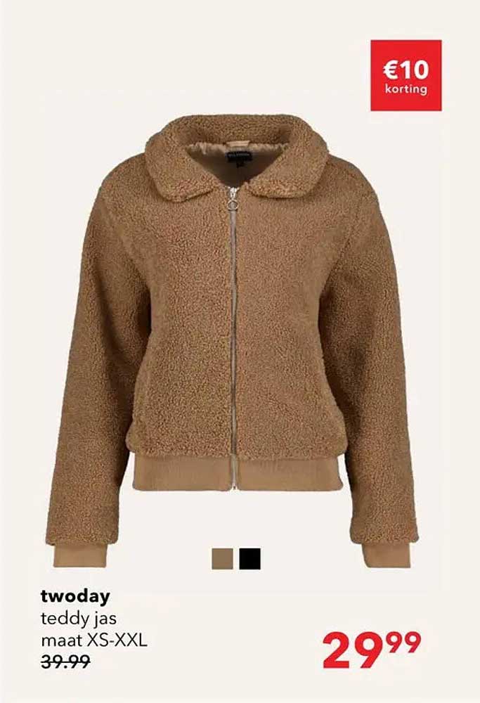 twoday teddy jas maat XS-XXL