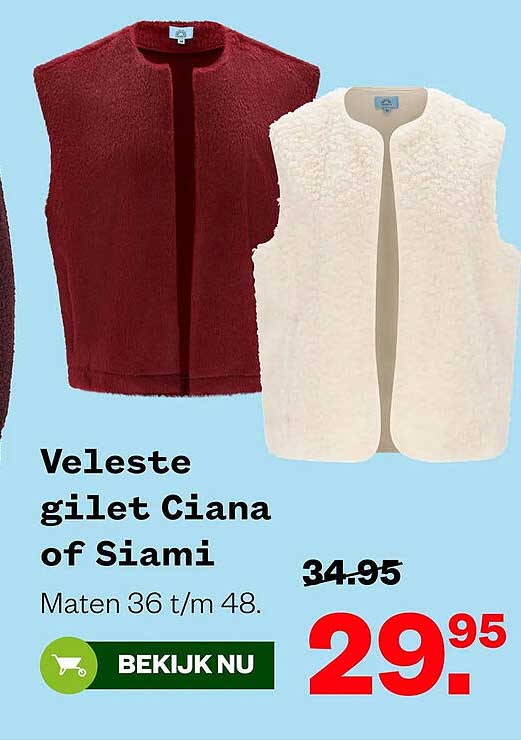 VeLeste gilet Ciana of Siami