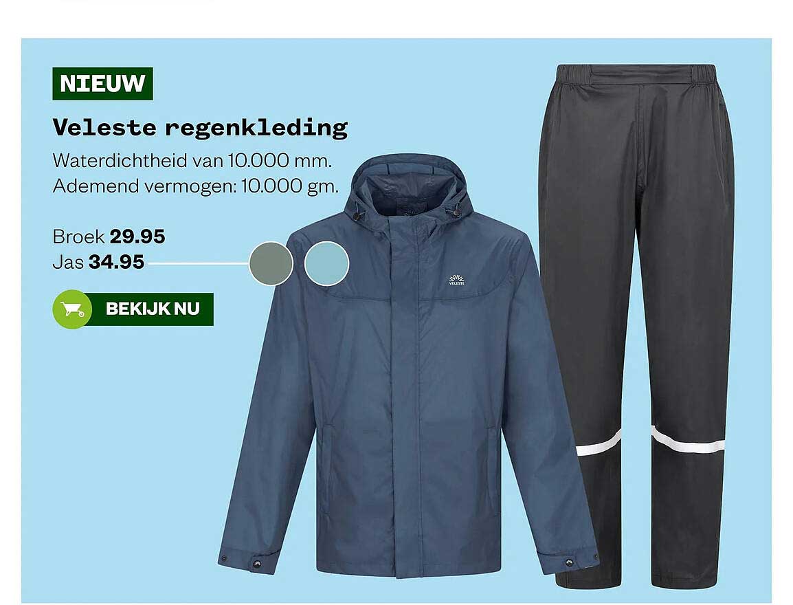 Veleste regenkleding