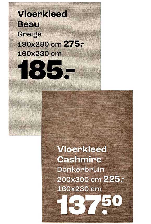 Vloerkleed Beau Greige