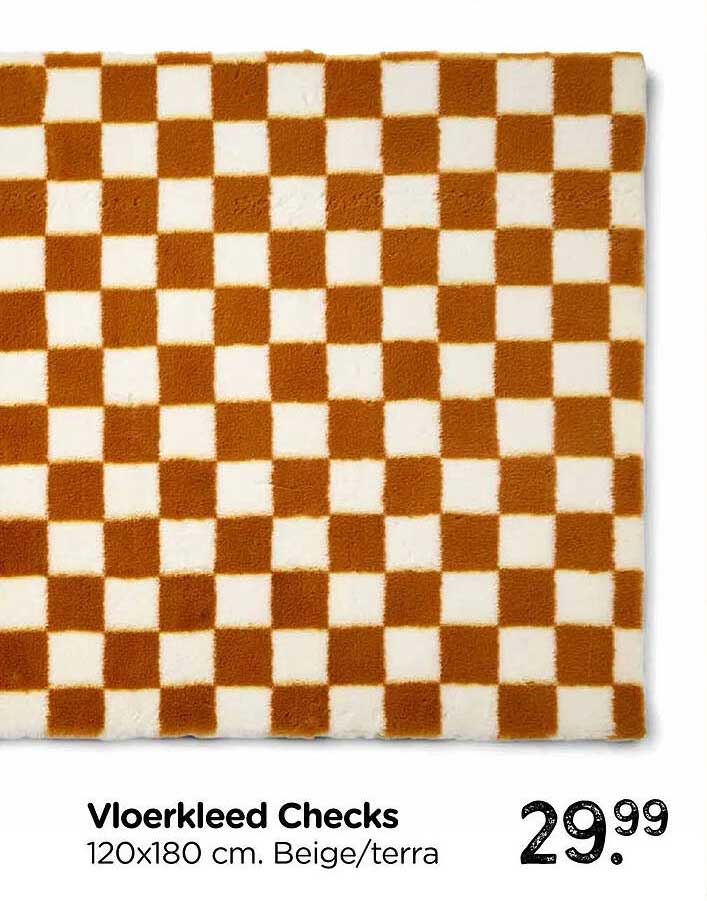 Vloerkleed Checks
