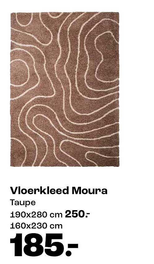Vloerkleed Moura Taupe