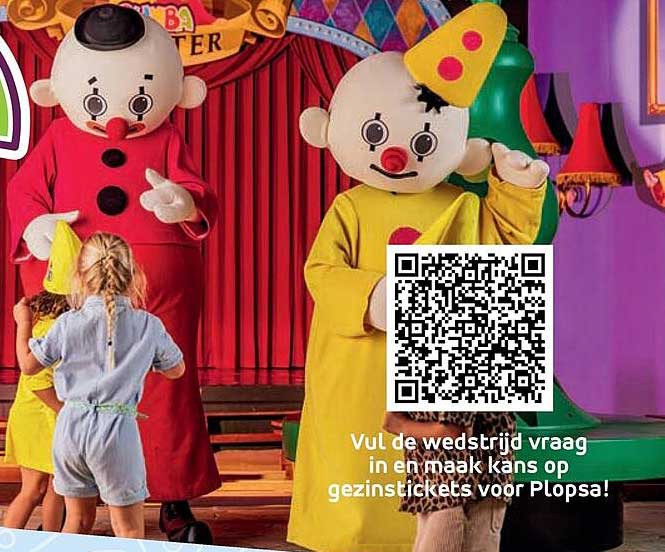 Vul de wedstrijd vraag in en maak kans op gezinstickets voor Plopsa!