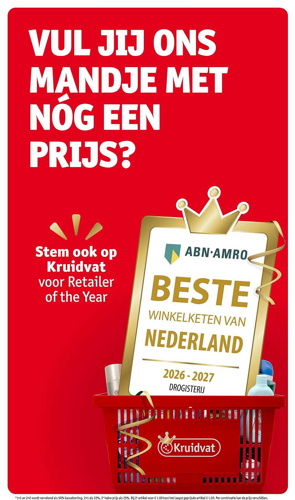 Vul jij ons mandje met nóg een prijs?