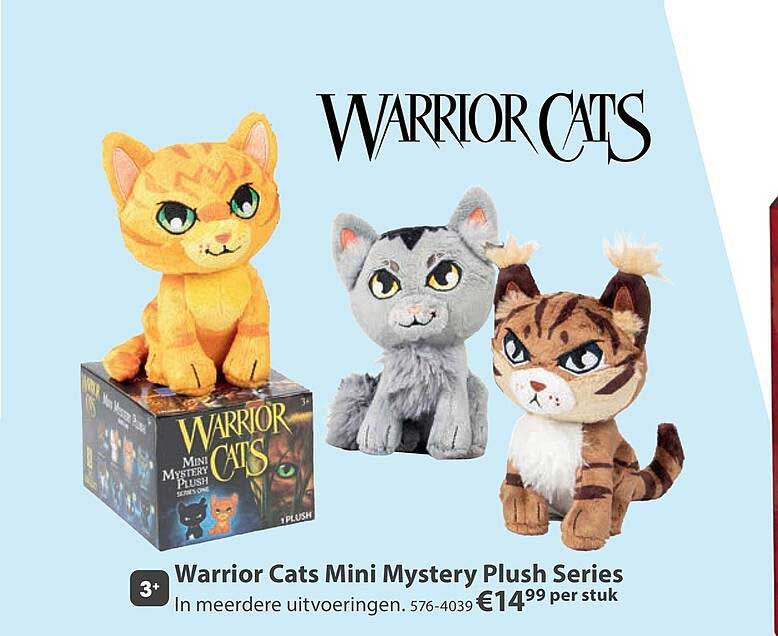 Warrior Cats Mini Mystery Plush Series