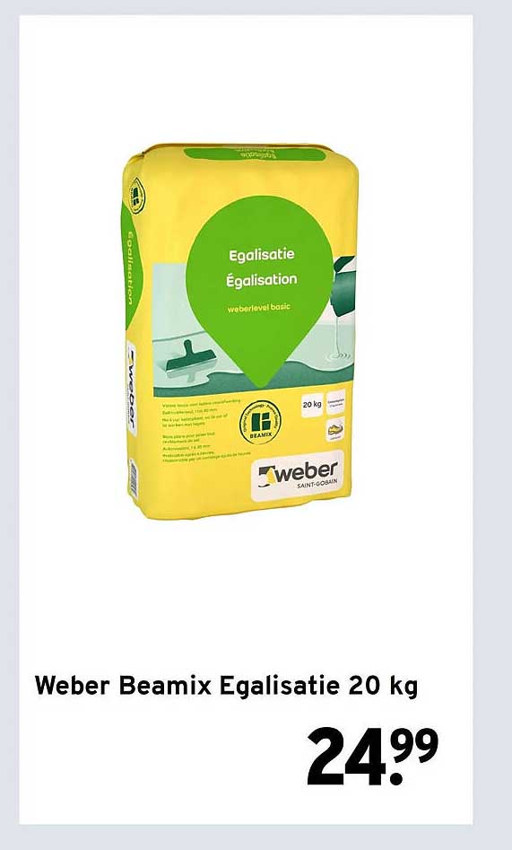Weber Beamix Egalisatie 20 kg
