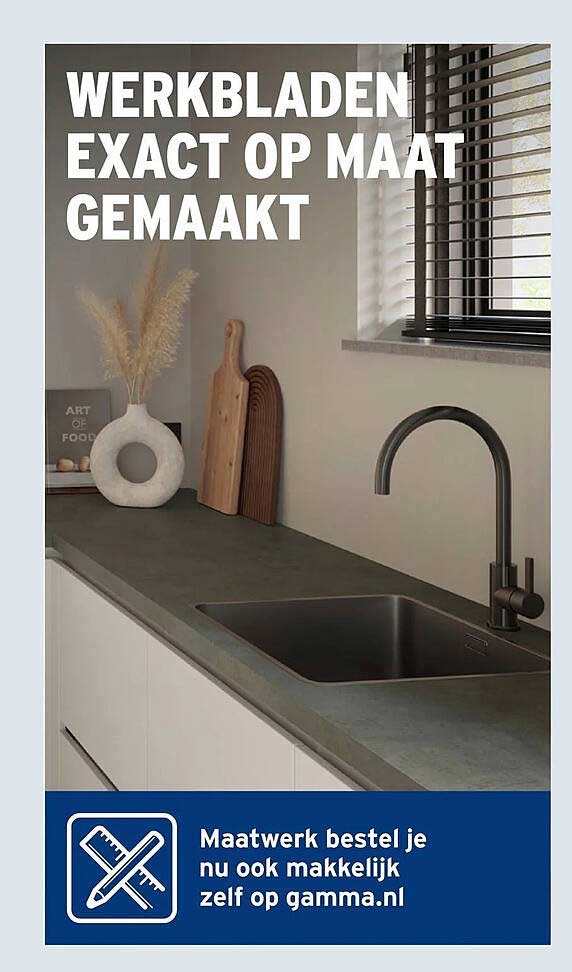 WERKBLADEN EXACT OP MAAT GEMAAKT