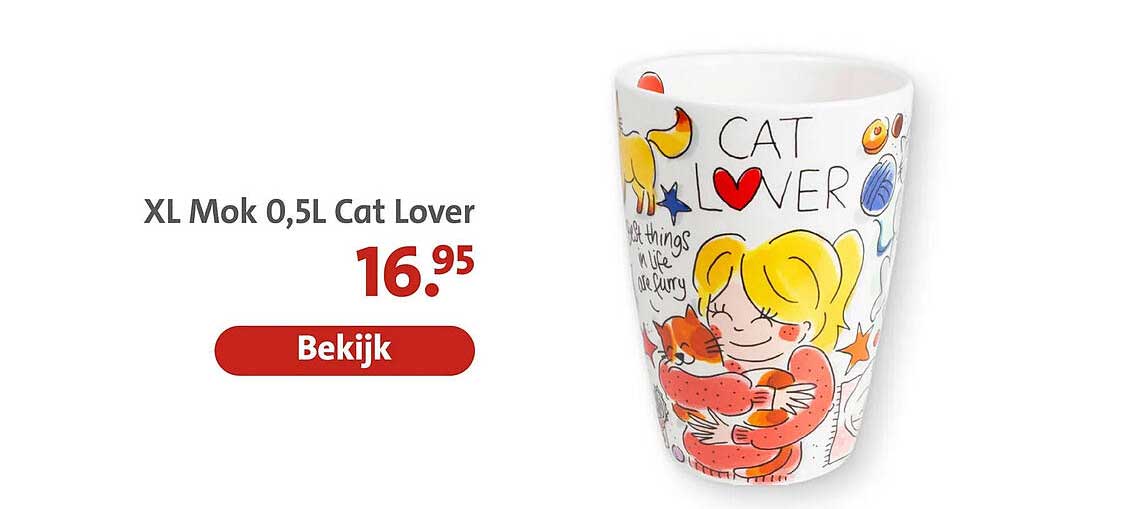XL Mok 0,5L Cat Lover