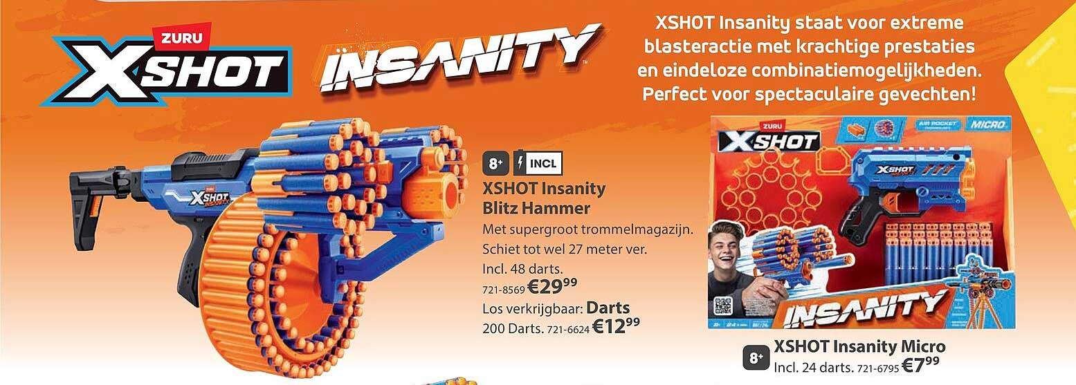 XSHOT Insanity Blitz Hammer