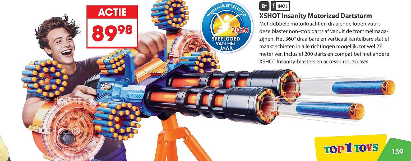 XSHOT Insanity Motorized Dartstorm